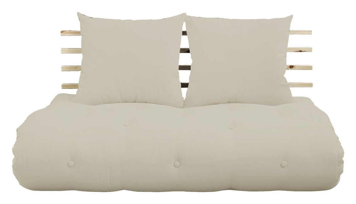 Shin Sano futon soffa, beige/natur