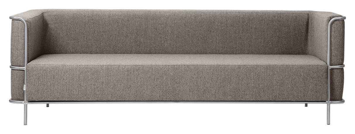 Modernistiska 3-Pers. Soffa, beige ull