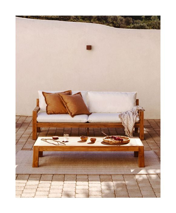 Forcanera soffbord, fast teak, 150x71