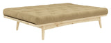 Folkbäddsoffa, tall/vete beige