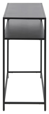 Newcastle Console Table, Black Metal