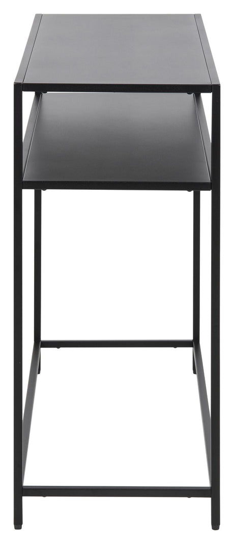 Newcastle Console Table, Black Metal