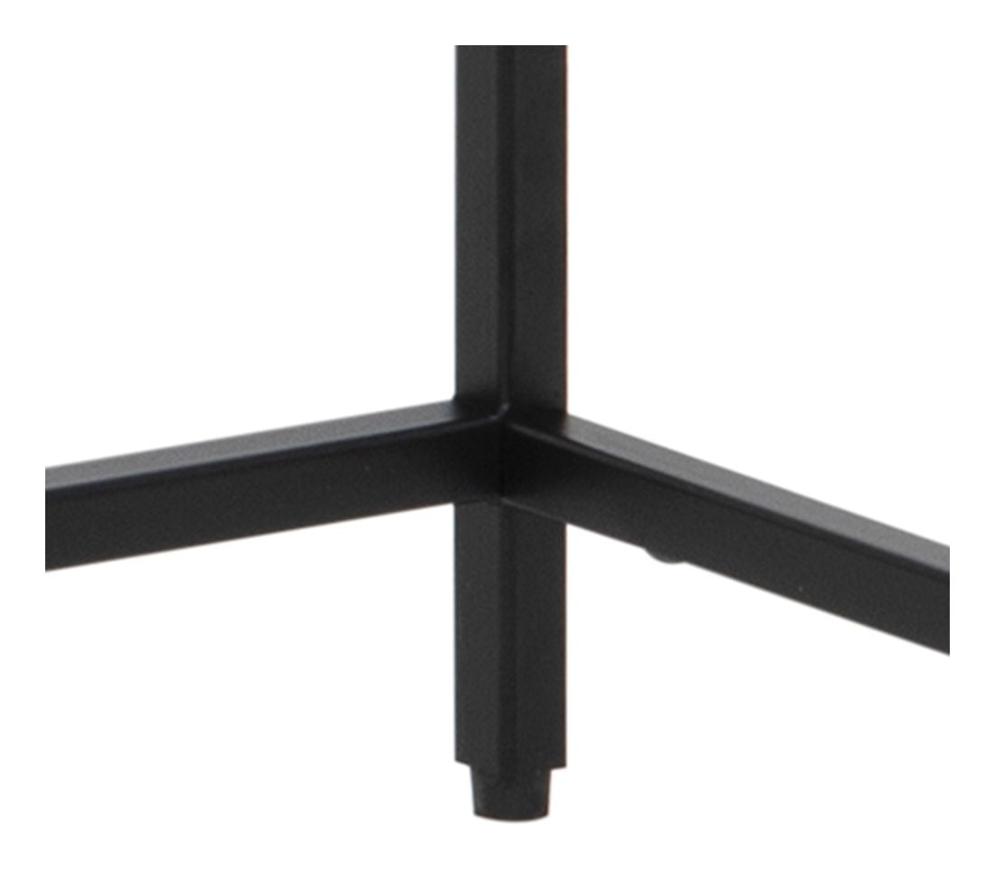 Newcastle Console Table, Black Metal