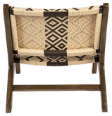 Dutchbone Landa Lounge Chair - Mahogny