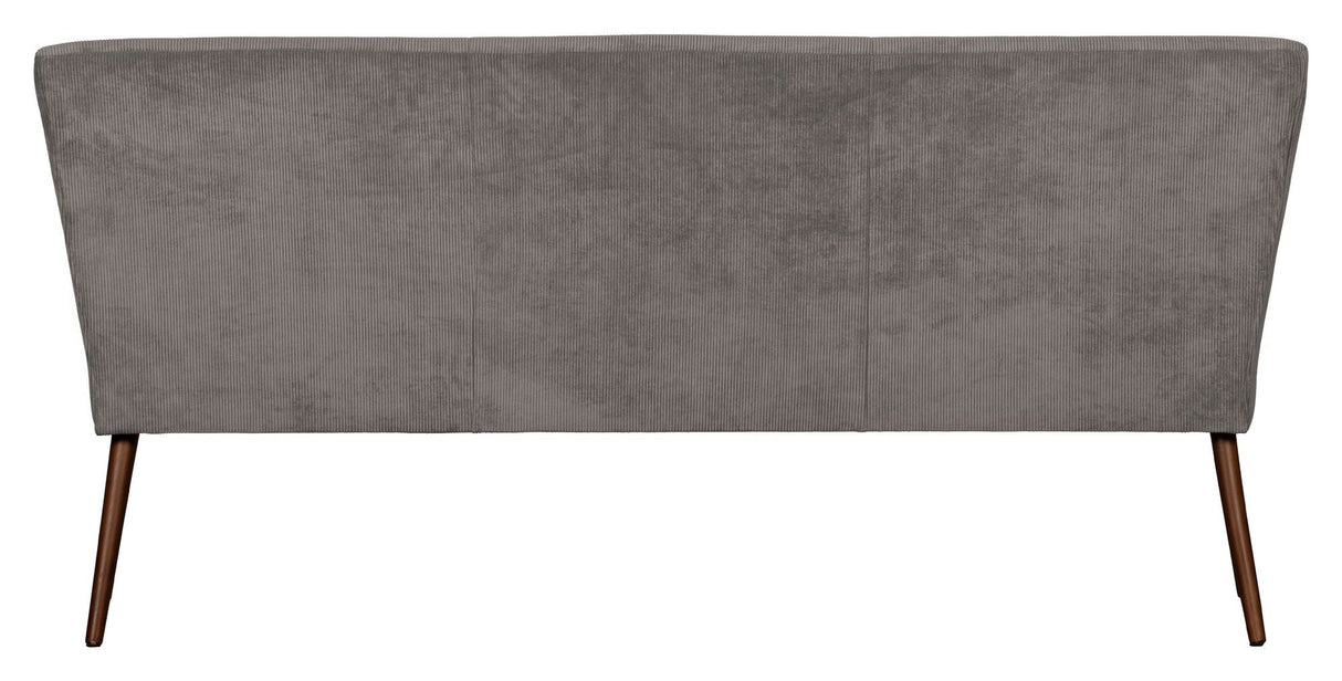 Wood YFKE SOFA BENCH - Weathered Green Velvet