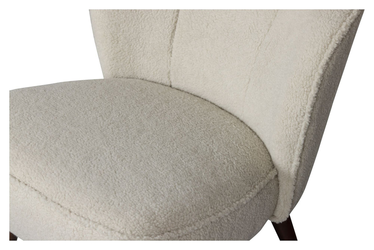 Woood Sara Lounge Chair - Offwhite Teddy