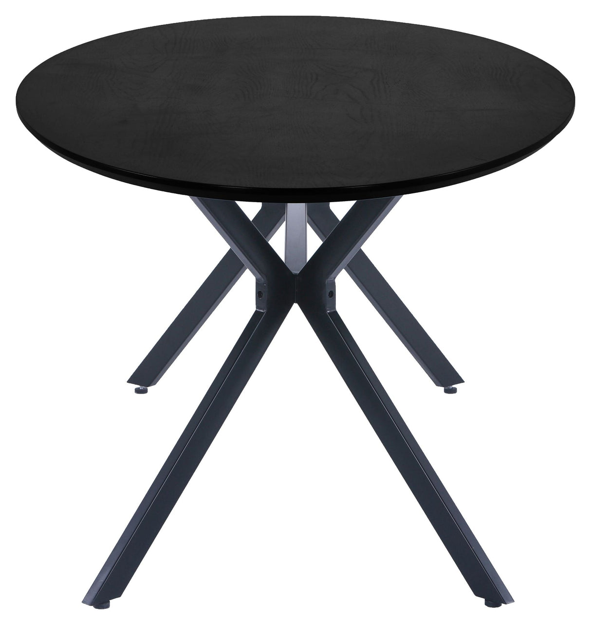 Woood Bruno Oval Dining Table - Black, 220x100