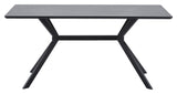 Woood Bruno Dining Table - Black, 200x90