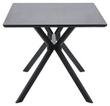 Woood Bruno Dining Table - Black, 200x90