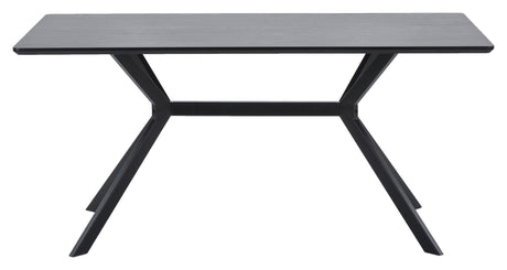 Woood Bruno Dining Table - Black, 160x90