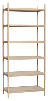 HübSch Library Shelf w. 6 hyllor, ekfanéer