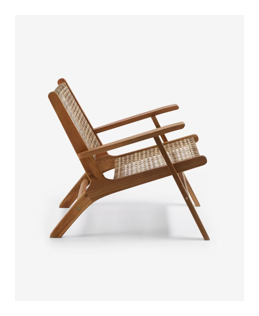 Grigion Lounge Chair Acacia/Polyrattan