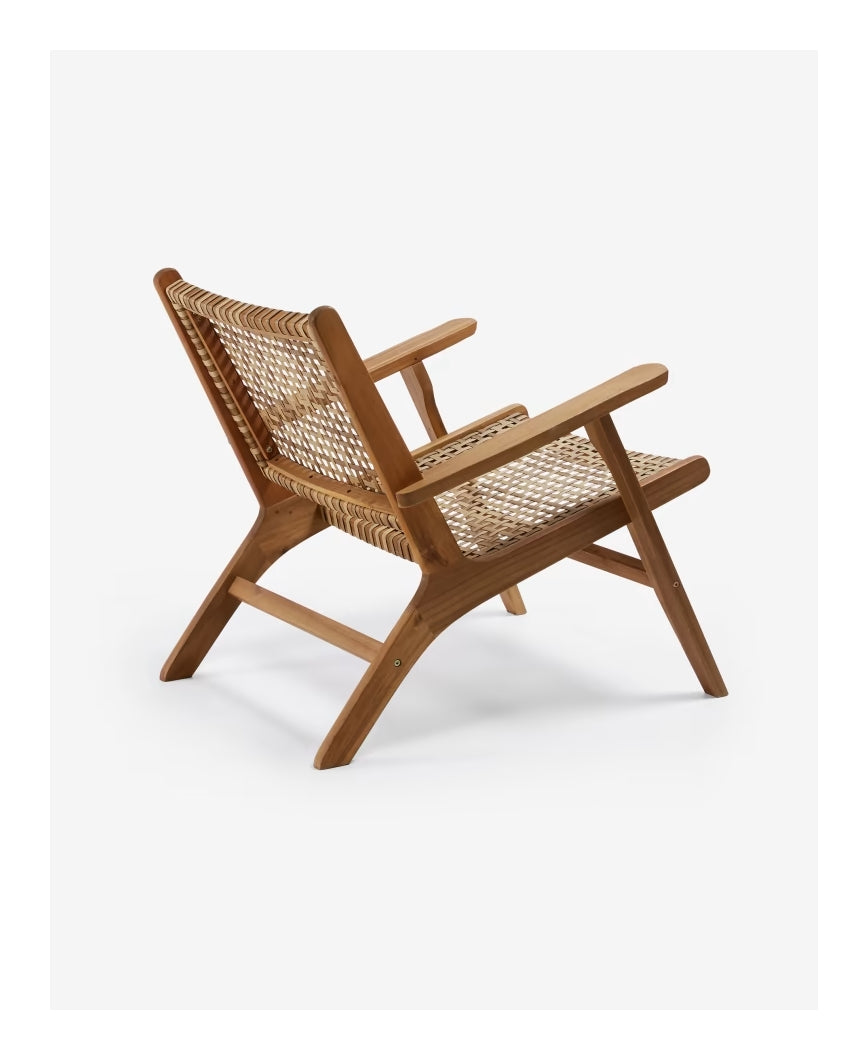 Grigion Lounge Chair Acacia/Polyrattan