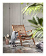 Grigion Lounge Chair Acacia/Polyrattan