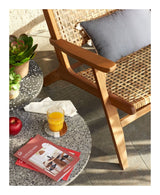 Grigion Lounge Chair Acacia/Polyrattan