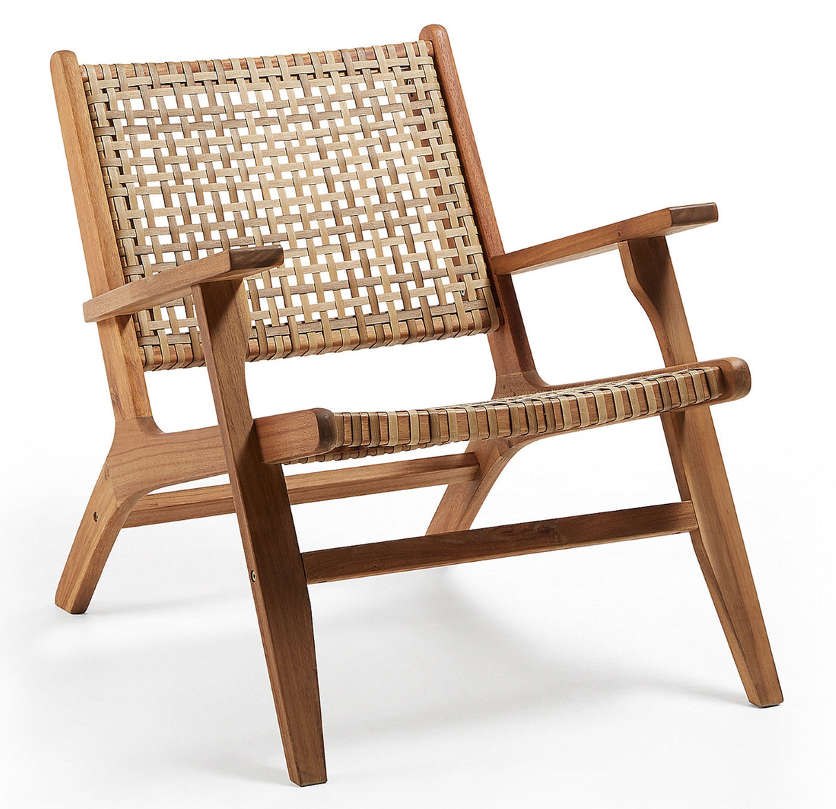 Grigion Lounge Chair Acacia/Polyrattan