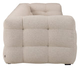 Hudson 3-sits soffa, beige bouclé