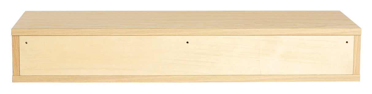 Farsta Wall-Hung-hylla med låda, Oak Veneer, W: 78cm