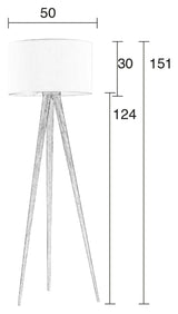 Zuiver Tripod trägolv - svart