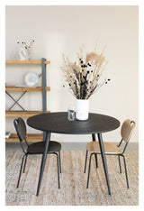 Homii Mo Dining Table, Black, Ø110