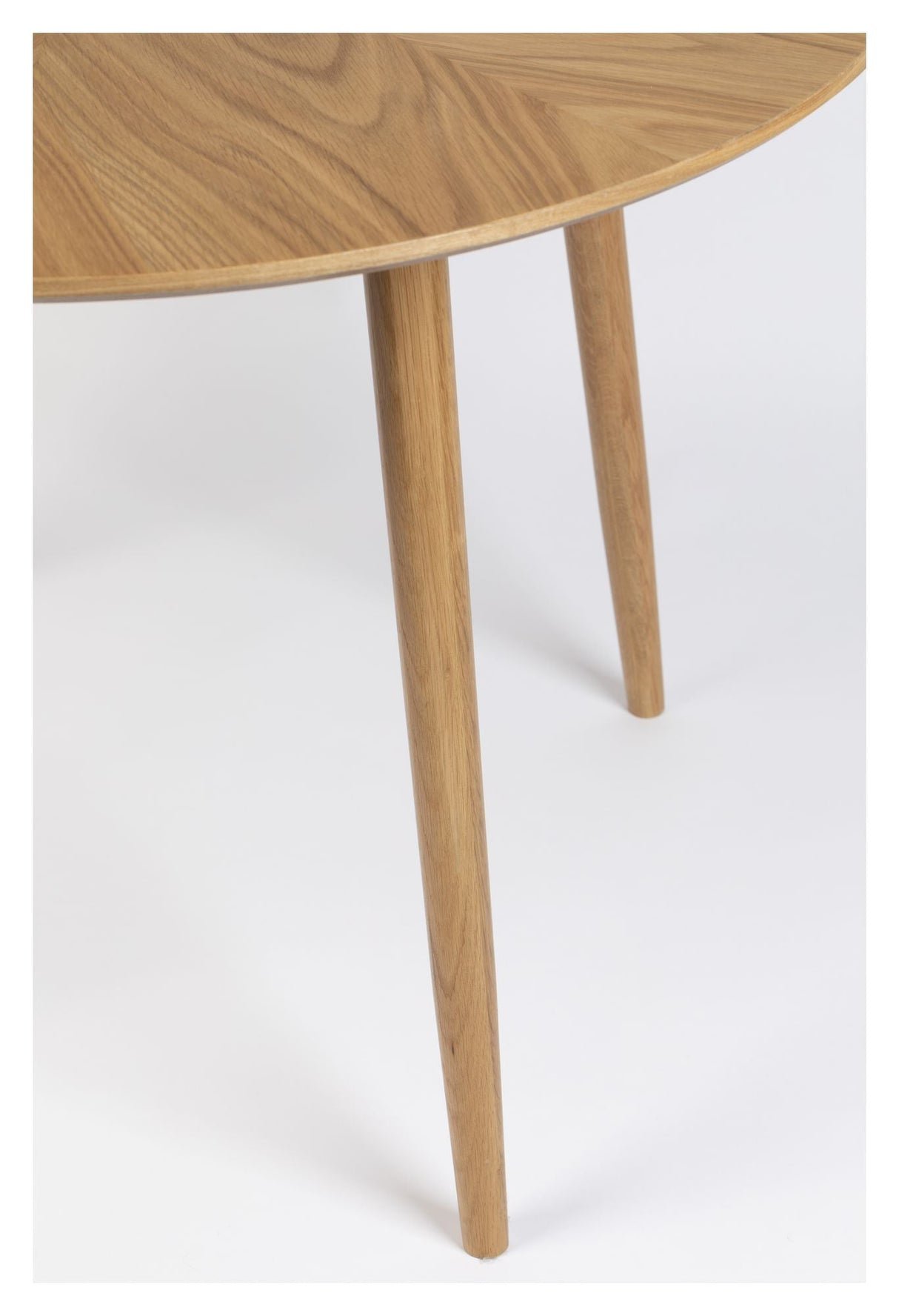 Homii Fabio matbord, Oak Veneer, Ø120