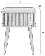 Zuiver Barbier sidobord - naturen