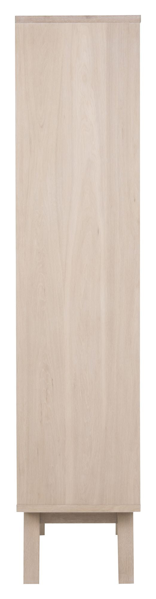 A-Line Vitrine Cabinet, Solid and Oak Veneer, H190