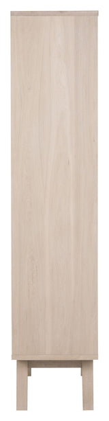 A-Line Vitrine Cabinet, Solid and Oak Veneer, H190