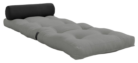 Wrap futon, mörkgrå/grå