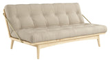 Folkbäddsoffa, tall/beige