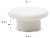 Addaia Café Table White, Ø66 cm