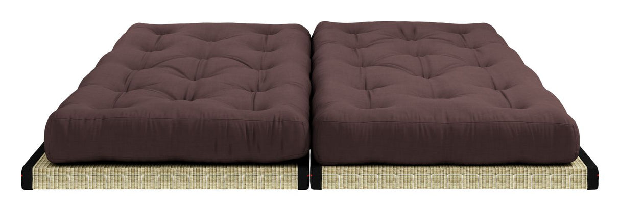 Chico futon soffa w. Tatamimattor, bruna