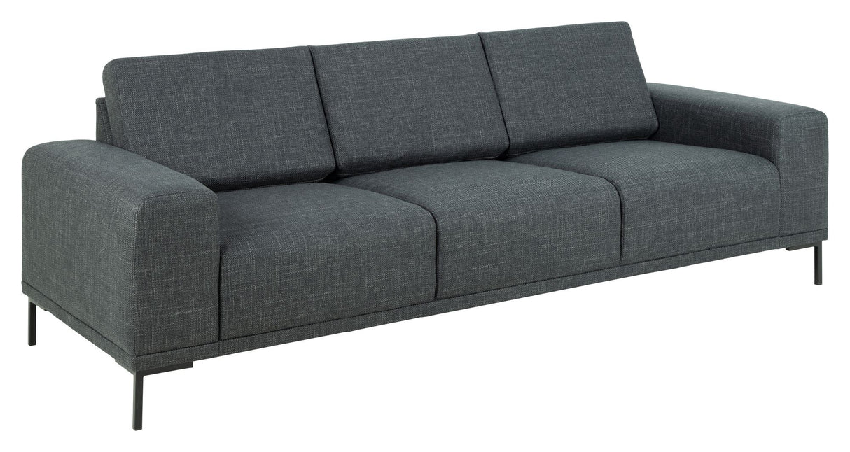 Emerson Sofa Grey, 3-sits soffa