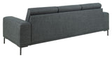 Emerson Sofa Grey, 3-sits soffa