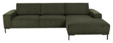 Emerson soffa w. Chaise Longue Right Facing, Green