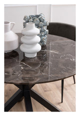 Heaven Dining Table - Brun Emeraador Polished Marble