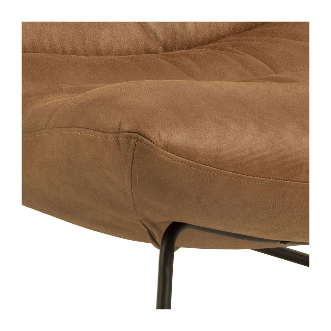 Milford Lounge Chair, Cognac