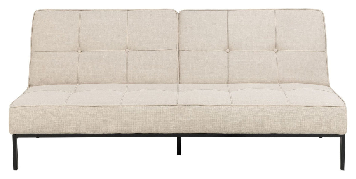 Perugia Sofa Bed, Beige Fabric, 198x95x87