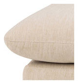 Selena soffa w. Chaise Longue Beige, vänster mot