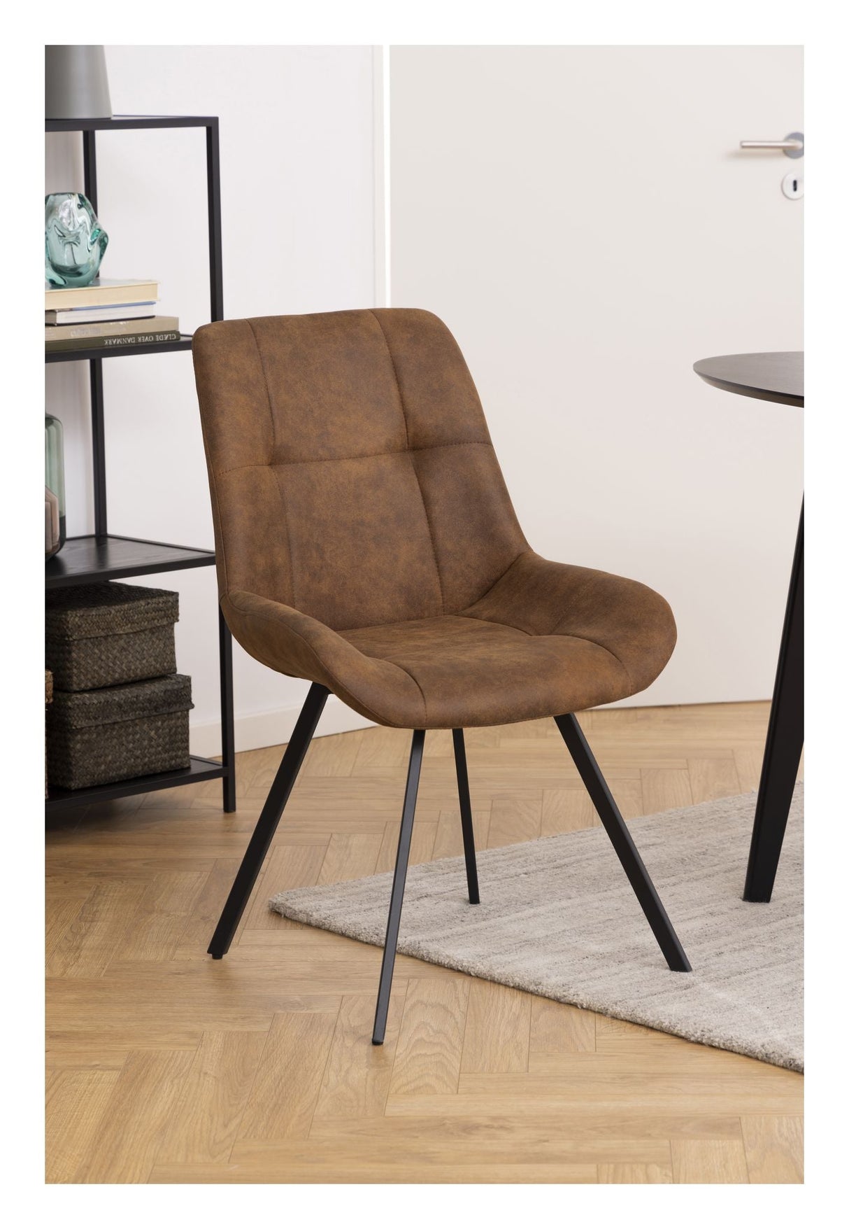 Waylor Dining Chair, Brown