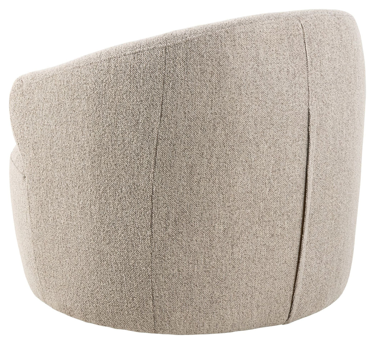 Malmö Lounge -stol med svivningsfunktion, Beige Fabric