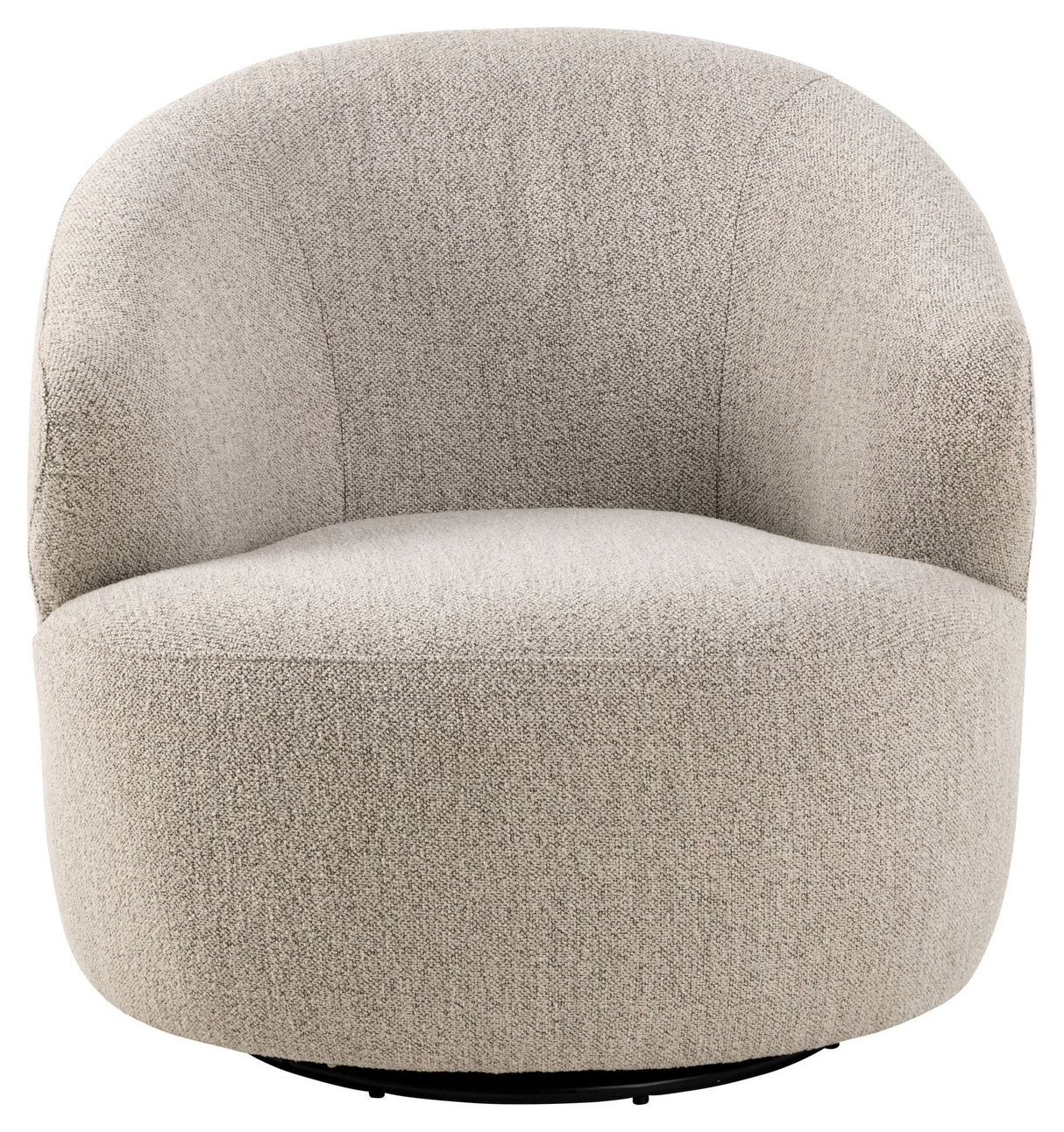 Malmö Lounge -stol med svivningsfunktion, Beige Fabric