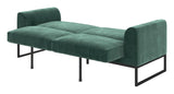 Adley Coil Sofa Bed, Green