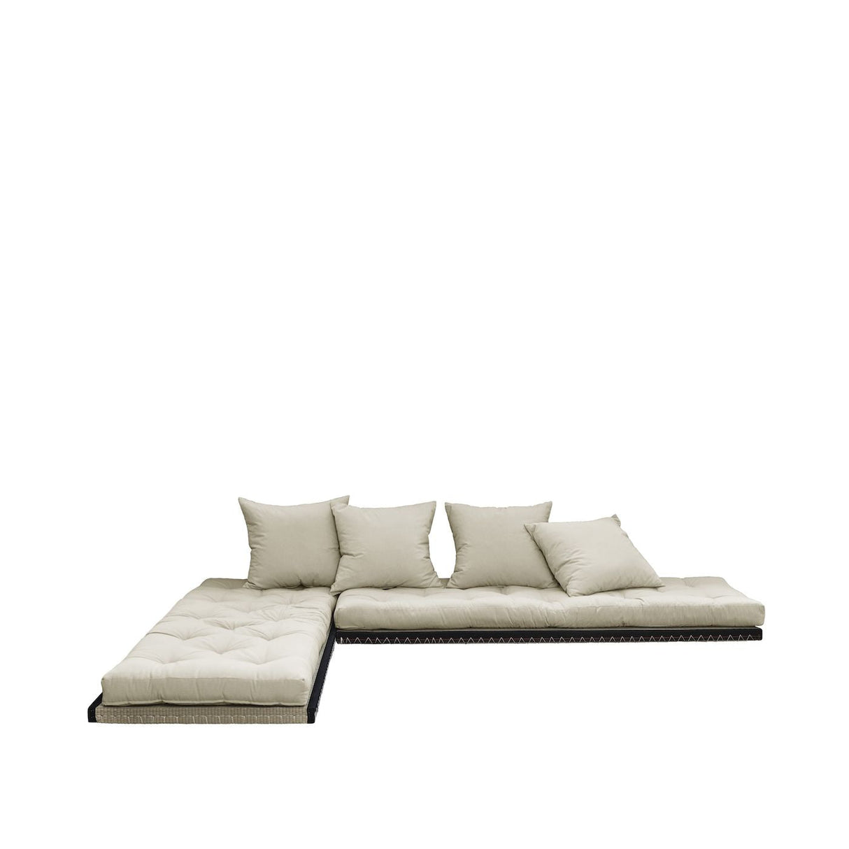 Chico Futon soffa, Beige w. Tatamimattor