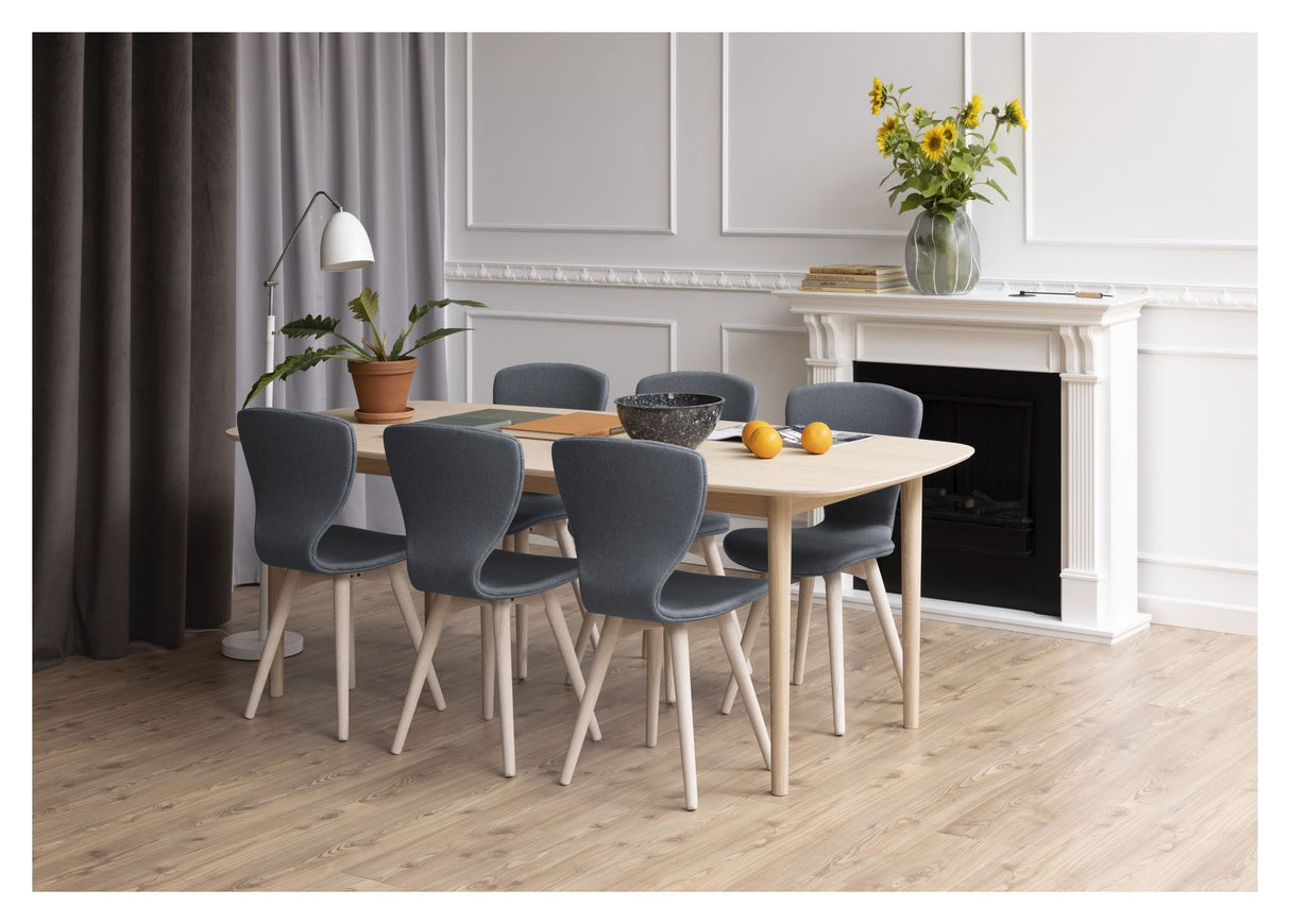 Aston Dining Table Oval, 210x100, vit pigmenterad