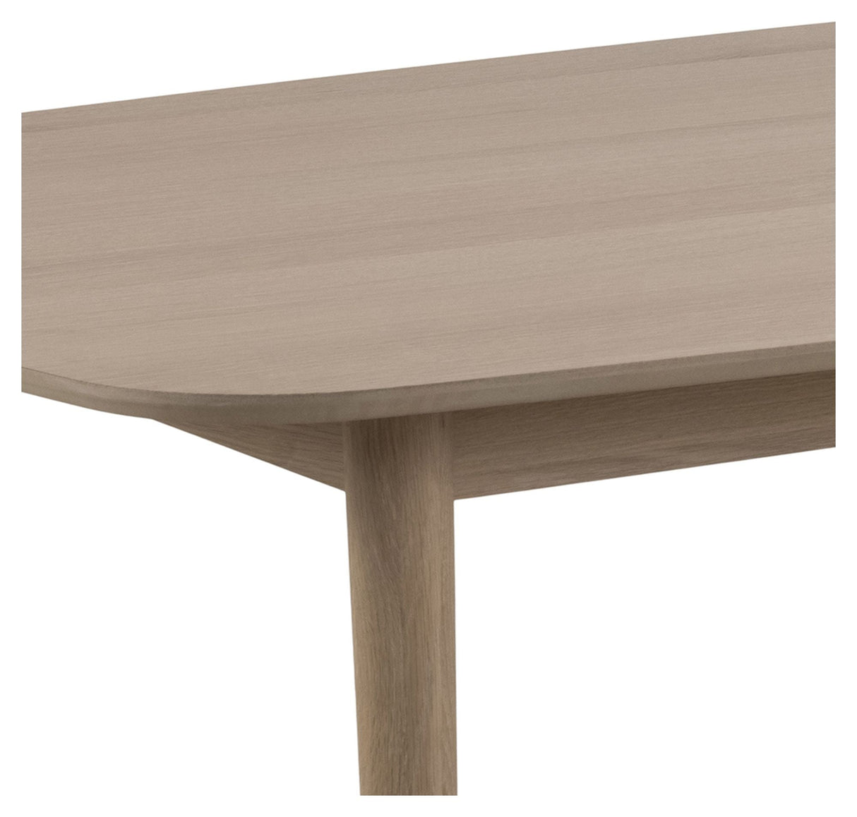 Aston Dining Table Oval, 210x100, vit pigmenterad