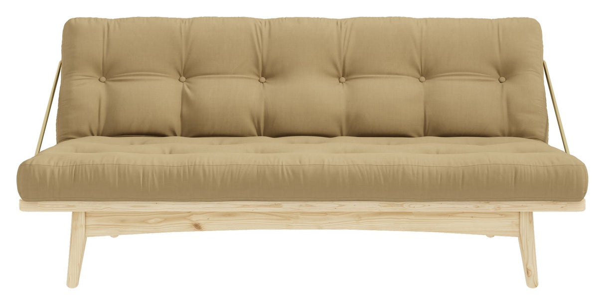 Folkbäddsoffa, tall/vete beige