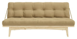 Folkbäddsoffa, tall/vete beige