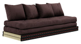 Chico futon soffa w. Tatamimattor, bruna