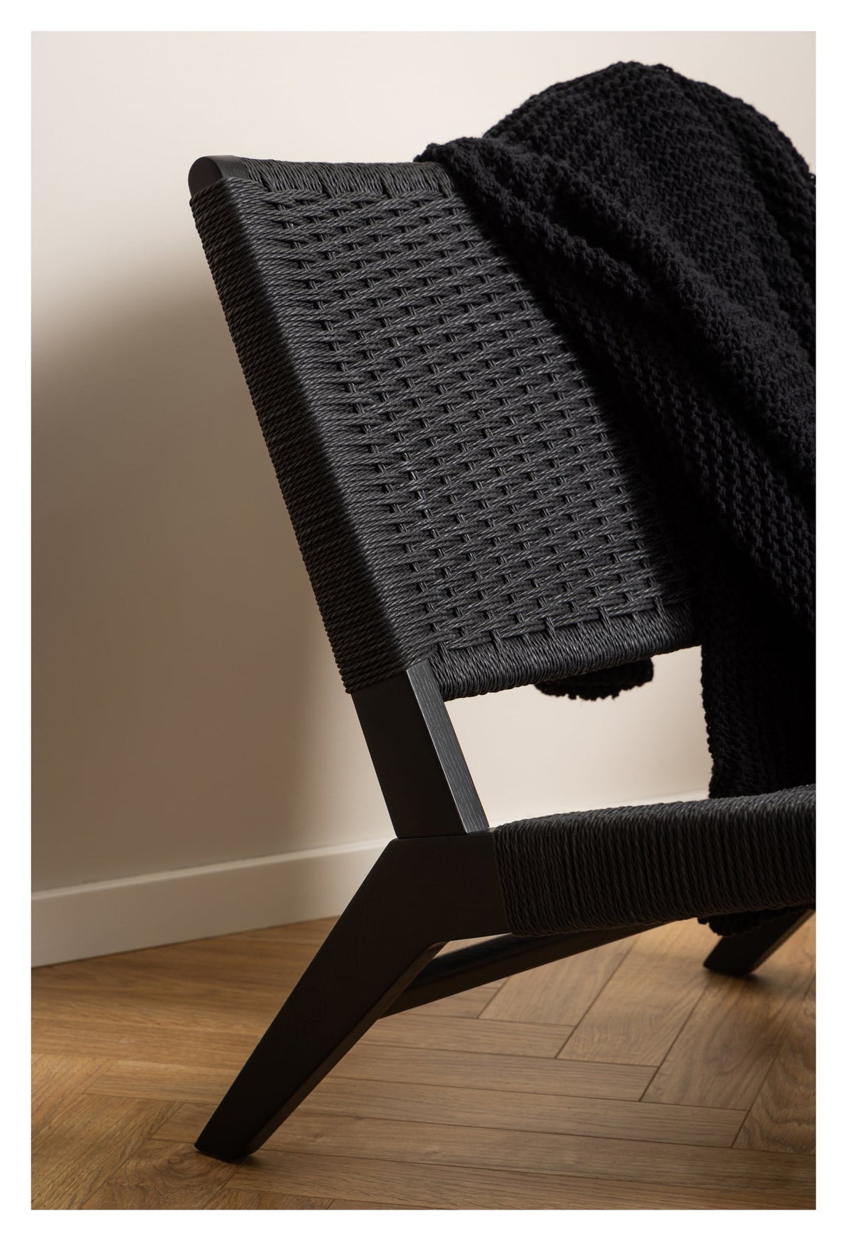 Carson, Lounge Chair - Svart